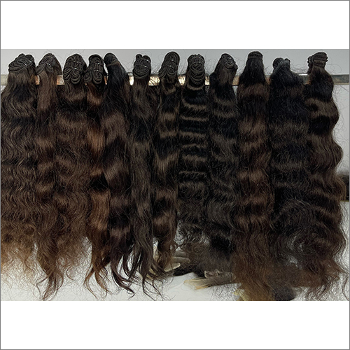 Indian natural Curly weft Hair ( unprocessed )