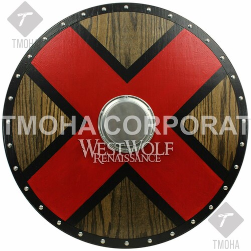 Medieval Shield / Round Shield / Greek Shield / Decorative Shield / Wooden Shield / Armor Shield / Handmade Shield / Decorative Shield MS0285