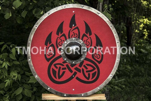 Medieval Shield / Round Shield / Greek Shield / Decorative Shield / Wooden Shield / Armor Shield / Handmade Shield / Decorative Shield MS0287