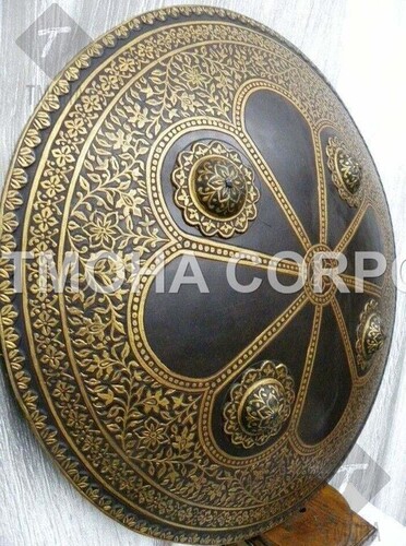 Medieval Shield / Round Shield / Greek Shield / Decorative Shield / Wooden Shield / Armor Shield / Handmade Shield / Decorative Shield MS0289