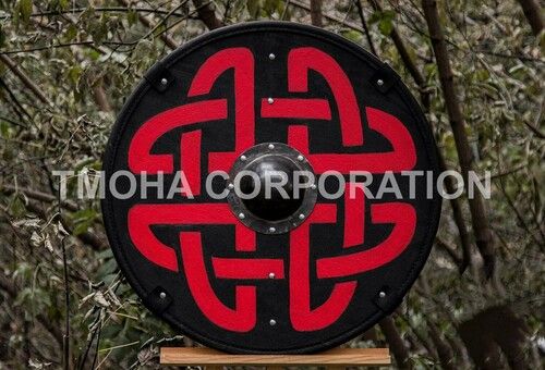 Iron Medieval Shield / Round Shield / Greek Shield / Decorative Shield / Wooden Shield / Armor Shield / Handmade Shield / Decorative Shield Ms0290