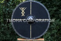 Medieval Shield / Round Shield / Greek Shield / Decorative Shield / Wooden Shield / Armor Shield / Handmade Shield / Decorative Shield MS0291