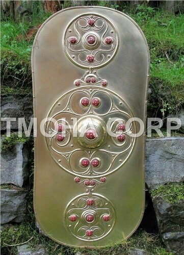 Medieval Shield / Round Shield / Greek Shield / Decorative Shield / Wooden Shield / Armor Shield / Handmade Shield / Decorative Shield MS0292