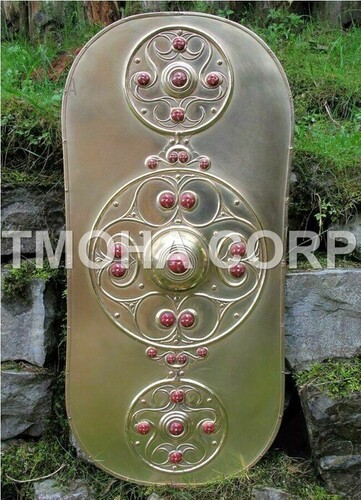 Medieval Shield / Round Shield / Greek Shield / Decorative Shield / Wooden Shield / Armor Shield / Handmade Shield / Decorative Shield MS0292