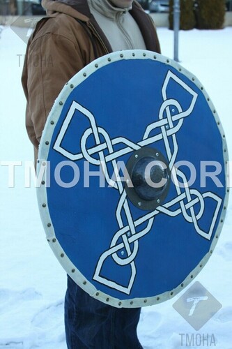 Medieval Shield / Round Shield / Greek Shield / Decorative Shield / Wooden Shield / Armor Shield / Handmade Shield / Decorative Shield MS0298