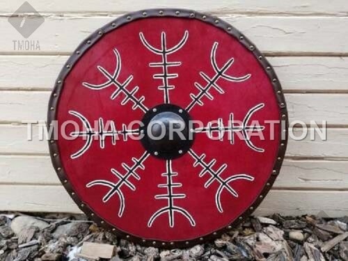 Medieval Shield / Round Shield / Greek Shield / Decorative Shield / Wooden Shield / Armor Shield / Handmade Shield / Decorative Shield MS0300