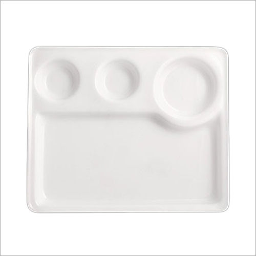 Dosa Square Plastic Plate