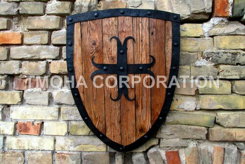 Medieval Shield / Round Shield / Greek Shield / Decorative Shield / Wooden Shield / Armor Shield / Handmade Shield / Decorative Shield MS0317