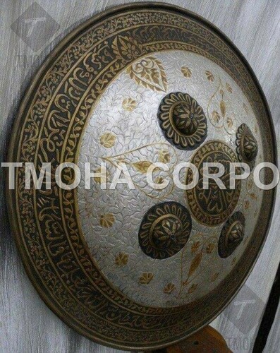 Medieval Shield / Round Shield / Greek Shield / Decorative Shield / Wooden Shield / Armor Shield / Handmade Shield / Decorative Shield MS0319
