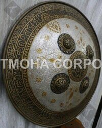 Medieval Shield / Round Shield / Greek Shield / Decorative Shield / Wooden Shield / Armor Shield / Handmade Shield / Decorative Shield MS0319