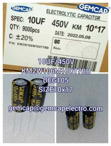 10MFD-450V Electrolytic Capacitor