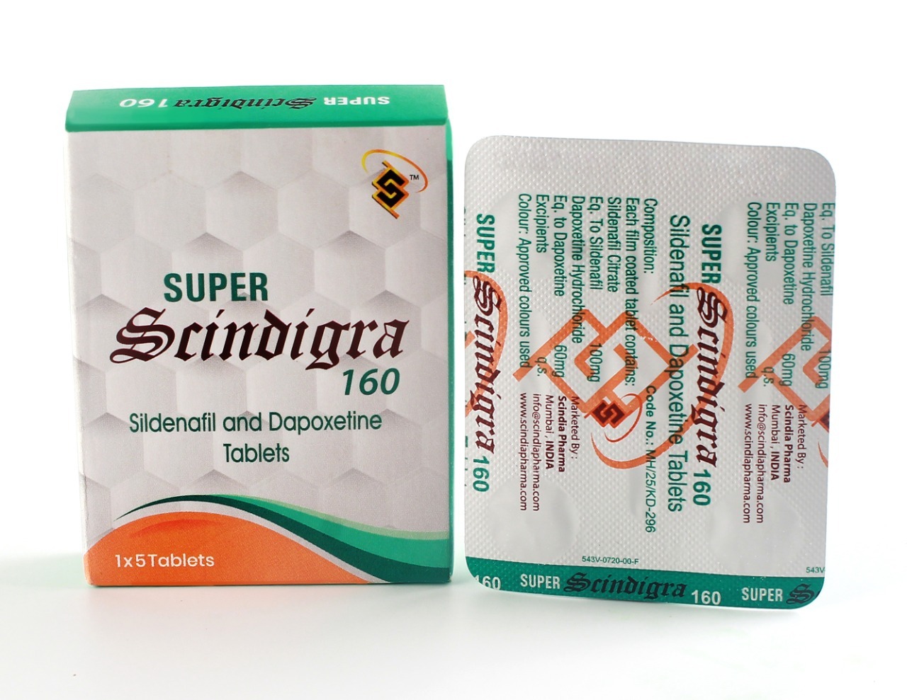 Super Scindigra 160 mg Tablets