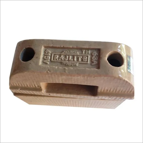 63 Amp Cut Out Fuse - Porcelain Material, Cream Color, Voltage 415 V | Designed for Motor Applications, Resettable Fuse Type