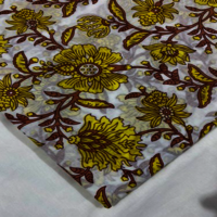 Jaipuri hand Block Printed cotton fabric