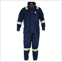 Inherent Flame Resistant Coverall - 93% Meta Aramid, 5% Para Aramid, 2% Antistatic Fabric | Blue, Unisex, Full Sleeves, Custom Logo, En 471 Certified