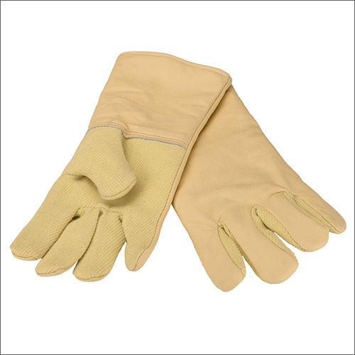 Cream Aramid Treated Hand Glove