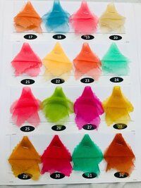 Dyed Organza Fabric