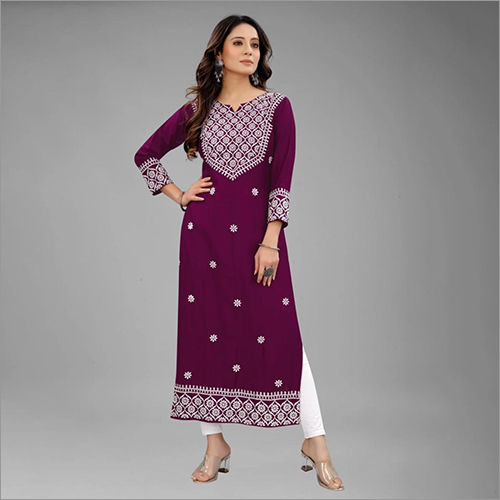 Ladies Designer Rayon Kurti