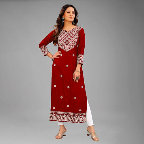 Printed Rayon Kurti