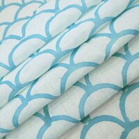 Indian Half Circle Hand Block Print Fabrics
