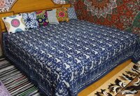 Indigo Blue Bed Sheet