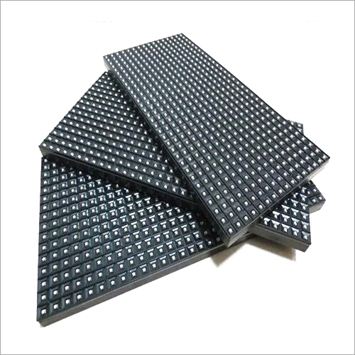 Meiyad DIP Green LED Module - Plastic Material, Rectangular Shape, Black Silver Color | Displays Video, Image, Text, Versatile Orientation Options