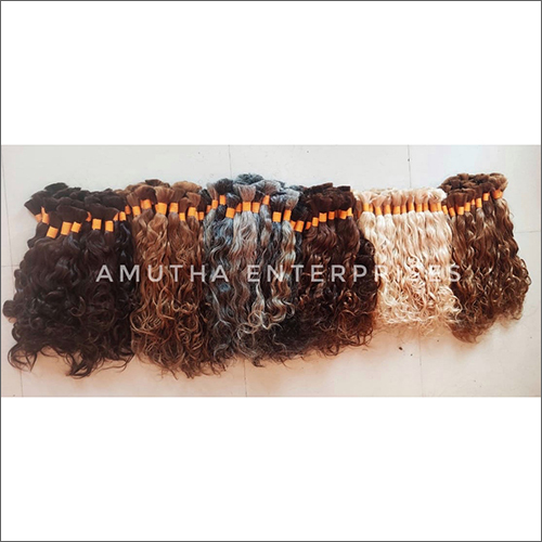 Brown Blonde Bulk Hair Extensions