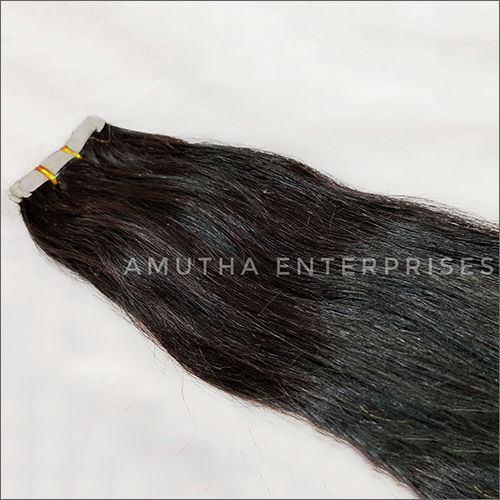 Black Tape Straight Hair Extensions