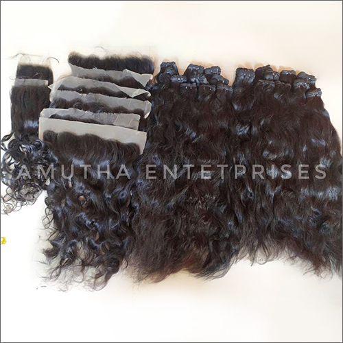 Black Wavy Hair Closure And Extensions