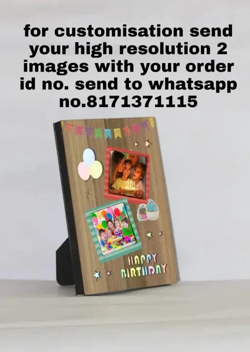 Led-Birthday photo frame