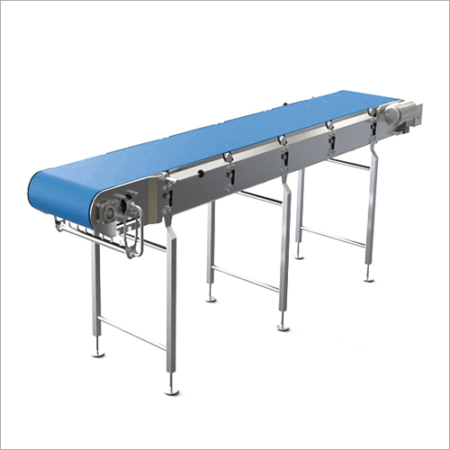Flat Belt Conveyor - Color: Blue