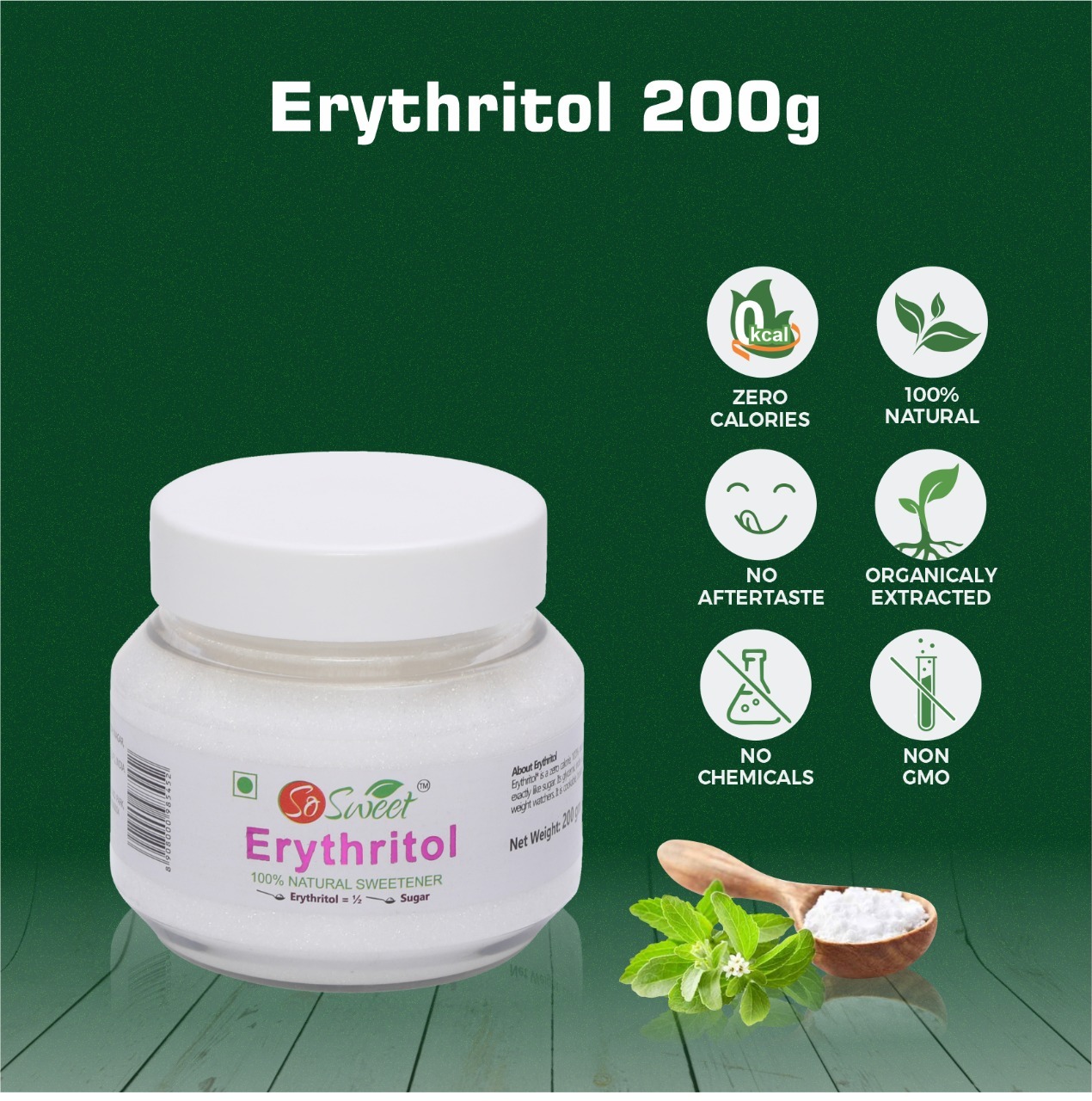 So Sweet Erythritol Powder 200gm