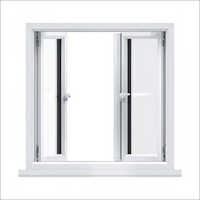 White Upvc Hinged Window
