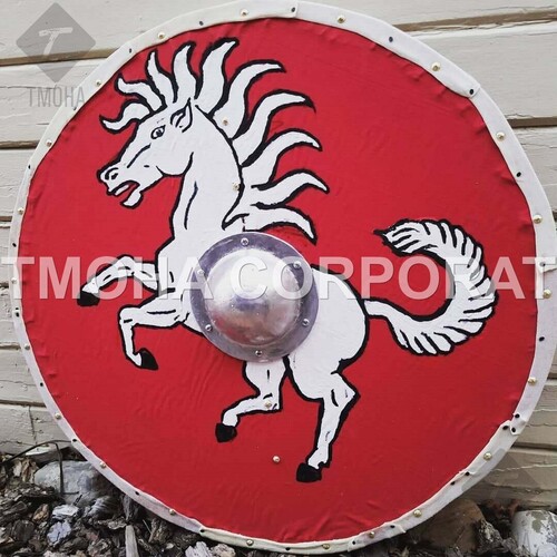 Medieval Shield / Round Shield / Greek Shield / Decorative Shield / Wooden Shield / Armor Shield / Handmade Shield / Decorative Shield MS0326