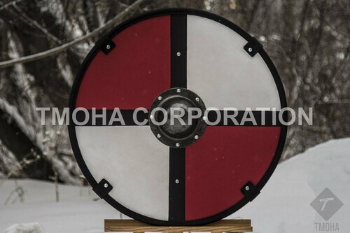 Medieval Shield / Round Shield / Greek Shield / Decorative Shield / Wooden Shield / Armor Shield / Handmade Shield / Decorative Shield MS0330