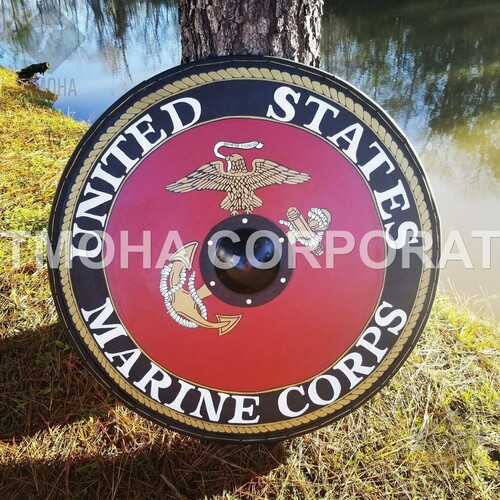 Medieval Shield / Round Shield / Greek Shield / Decorative Shield / Wooden Shield / Armor Shield / Handmade Shield / Decorative Shield MS0336