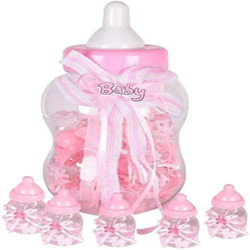 Pink Milk Bottle Shape Mini Bottles