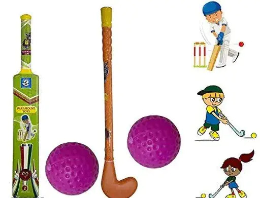 Cricket and  Hockey Set Combo