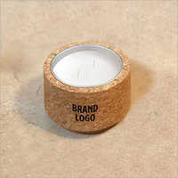 Natural Cork Container Candles 16 - Soy Wax, Cylindrical Shape, Any Color | Scented For Birthdays, Home Decoration, Parties, Weddings