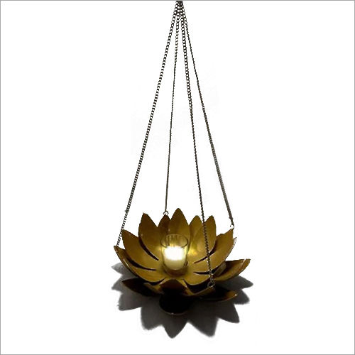 Modern Arts Iron Lotus Tlight Candle Holder