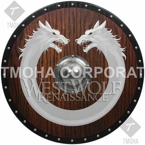 Medieval Shield / Round Shield / Greek Shield / Decorative Shield / Wooden Shield / Armor Shield / Handmade Shield / Decorative Shield MS0347