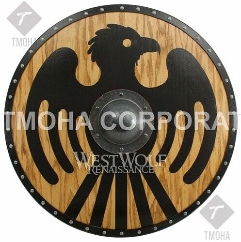 Iron Medieval Shield / Round Shield / Greek Shield / Decorative Shield / Wooden Shield / Armor Shield / Handmade Shield / Decorative Shield Ms0348