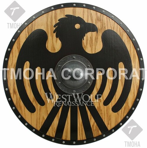Medieval Shield / Round Shield / Greek Shield / Decorative Shield / Wooden Shield / Armor Shield / Handmade Shield / Decorative Shield MS0348