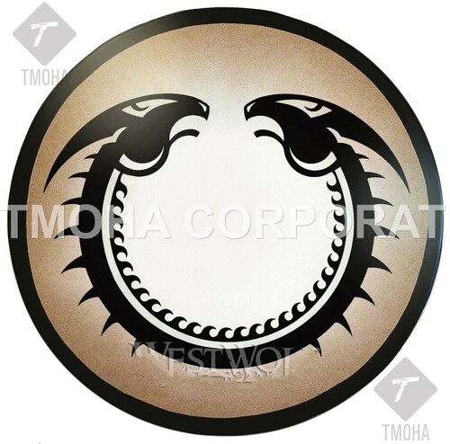 Medieval Shield / Round Shield / Greek Shield / Decorative Shield / Wooden Shield / Armor Shield / Handmade Shield / Decorative Shield MS0358