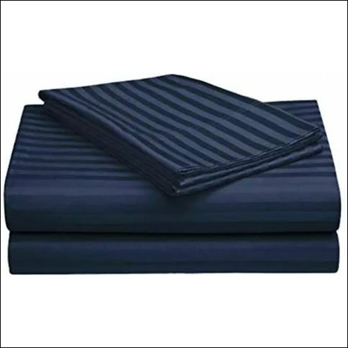 Stripe hotel bedsheet