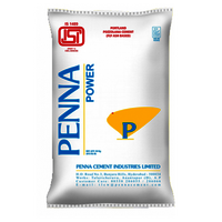 Penna Cement - Pp Sack Bag 50 Kg, Grade 43 & 53 Portland Cement | Cost-effective, Durable, High Strength, Reliable, Versatile