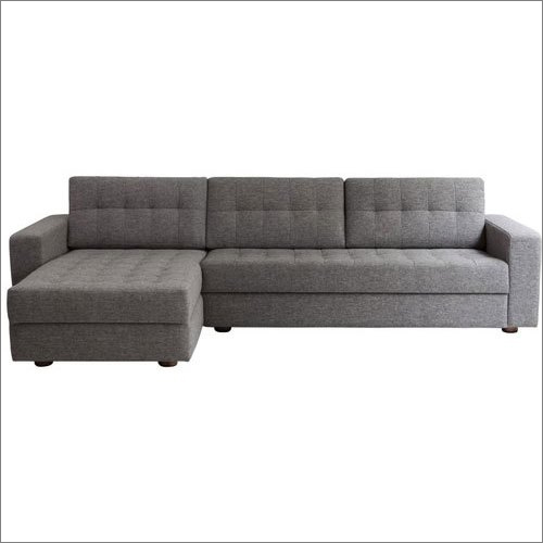 Grey Designer L-Shaped Sofa Set