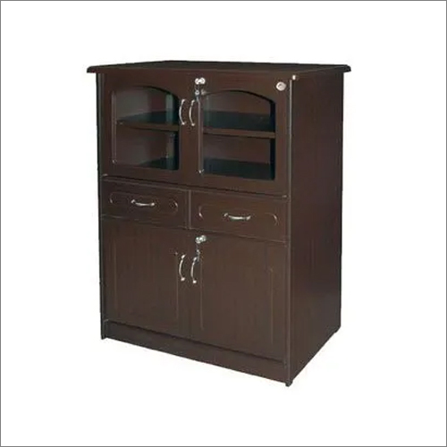 Brown Wooden Showcase