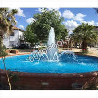 Outdoor Bubbler Jet Fountain - Stainless Steel Design | Electric Powered, Commercial Use With Single Sensor