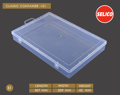 Transperent Kwality 101 Plastic Packaging Box